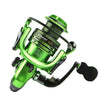 YUMOSHI XF4000 Full Metal Swing Arm Metal Head Fishing Reel(Green)