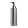 Stainless Steel Soap Dispenser Cylindrical Straight Emulsion Bottle, Specification:350ml