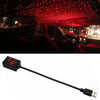 5V 0.1W IPX4 Car Rotating Star Lights Starry Sky Atmosphere Lamp (Red Light)