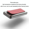 Car Metal Wood Aromatherapy Magnetic Luminous Car Moving Number Plate(Metal+Log)