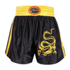 ZhuoAo Muay Thai/Boxing/Sanshou/Fighting Shorts for Men and Women, Size:XXL(Embroidered Dragon Black)