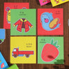 Cartoon Educational Paper Cutting Set Children DIY Handmade Materials, Color: Fruits and Vegetables