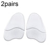 2pairs GEL Sweat-absorbing and Breathable Forefoot Pad High Heels Anti-slip Mat(Transparent)