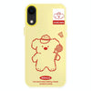 For iPhone XR Skin Feeling Jelly TPU Hybrid PC Phone Case(Koala Yellow)
