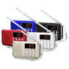 L-218AM  MP3 Radio Speaker Player Support TF Card USB with LED Flashlight Function(Red)