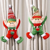 Christmas Decoration Fairy Curtain Buckle Door Hanging(Green)