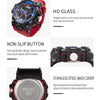 SMAEL 8075 Multi-function Waterproof Night Light Outdoor Watch(Red)