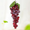 4 Bunches 60 Red Grapes Simulation Fruit Simulation Grapes PVC with Cream Grape Shoot Props