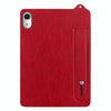 For iPad mini 6 / mini 2024 TPU Leather Back Tablet Case with Wristband(Red)