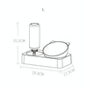 Large Anti-Tip Pet Bowl with Automatic Waterer (600ml)