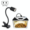 ZY-UAB Reptile UVA/UVB Basking Lamp 50W US Plug (Black)