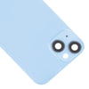 iPhone 14 Blue Glass Battery Cover w/Wireless Charging