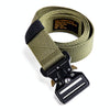 Maden S2001059 Men Retro Casual Weaving Adjustable Belt(Army Green)