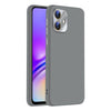 For Samsung Galaxy A05 Nano Lens Cover Liquid Silicone Phone Case(Titanium Gray)