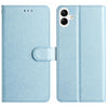 For Samsung Galaxy A06 4G Silk Texture Horizontal Flip Leather Phone Case(Light Blue)