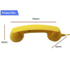 3.5mm Plug Mic Retro Telephone Anti-radiation Cell Phone Handset Receiver(Black)