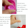 Portable Pet Water Bottle 500ml with Drinking Cup - Random Colour