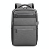 Outdoor USB Charging Portable Business Computer Backpack(Dark Gray)