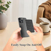 Magnetic Suction Mobile Phone Grip Hands-Free Silicone Cellphone Mount Stand(White)