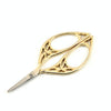 Stainless Steel Leaf Shape Scissors Handmade Tea Bag Scissors(Golden)