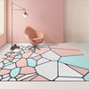Modern Abstract Geometric Living Room Rug Coffee Table Cushion, Size: 80x160cm(03)