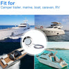 Ship / Yacht 10-30V 90LEDs Waterproof Stainless Steel Underwater Light (Blue Light)