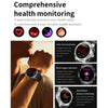 LC19 1.53 inch 2 in 1 Bluetooth Earphone IP67 Waterproof Smart Watch, Support Sleep Monitoring(Black Silver)