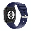 ET585 2.04 inch Silicone Strap IP68 Waterproof Smart Watch, Support ECG / Blood Composition Measurement(Blue)