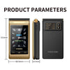 Dual-screen Flip Phone, 2.8 inch  + 2.4 inch, 5900mAh Battery, Support FM, SOS, GSM, Family Number, Big Keys, Dual SIM (Gold)