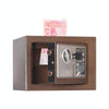 Small Home Safe Box 17cm Electronic Keypad Coin Slot - Bronze