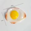 3 PCS Poached Egg Simulation Food Model Photo Photography Props