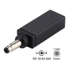 PD 18.5V-20V 4.8x1.7mm Male Adapter Connector (Black)