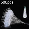 5sets/500pcs Space Bean Positioning Rod Slightly Bean Fishing Gear Supplies, Size: S(Spot Transparent Unloading)