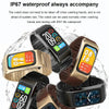 A8 1.98 inch 2 in 1 Bluetooth Earphone Silicone Strap Smart Watch, Support ECG / NFC(Brown)