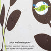 180x180cm Leaf Printed Waterproof Shower Curtain Thickened Polyester Bathroom Curtain Cloth