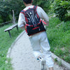 Tanluhu Outdoor Mountaineering Waterproof Breathable Cycling Backpack(Blue)