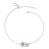 S925 Sterling Silver Cherry Blossom Bracelet Women Jewelry