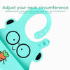 Waterproof Baby Bib Children Silicone Feeding Bag, Colour:Yellow Giraffe