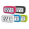 Temperature Type Lazy Snooze Alarm Mute Backlit Electronic Clock(White)