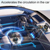 SUITU Car Foldable Cooling Fan Automobile Summer Temperature Reduction Fan, Model: Single 5V USB Energized