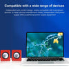 USB Mini Mobile Phone Computer Wired Speaker, Does Not Support Tuning(Red)