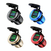 Car Motorcycle Modified USB Charger QC3.0 Metal Waterproof Fast Charge(Red Shell Red Light)