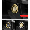 Car Engine Start Key Push Button Ring Trim Metal Sticker Decoration for Cadillac CT5 CT4 XT4 XT6 / Chevrolet Silverado (Gold)