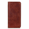 For Alcatel 3X 2020 Magnetic Crazy Horse Texture Horizontal Flip Leather Case with Holder & Card Slots & Wallet(Brown)