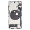 iPhone XS Max White Battery Back Cover Assembly with Keys & Wireless Charging