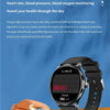 QS80 1.39 inch BT5.2 Smart Sport Watch, Support Bluetooth Call / Sleep / Blood Oxygen / Temperature / Heart Rate / Blood Pressure Health Monitor(Grey)