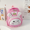 Kindergarten School Bag Children Cute Cartoon Backpack(Pink)