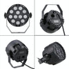 LED Purple Light Parlight Stage Laser Light, Plug Specifications:EU Plug(12 Purple Light Par Lights)