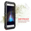 Waterproof Dustproof Shockproof Zinc Alloy + Silicone Case for iPhone 6 Plus & 6s Plus (Black)