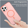 For iPhone 13 Pro Max MagSafe Frosted Translucent TPU + PC Full Coverage Phone Case(Red)